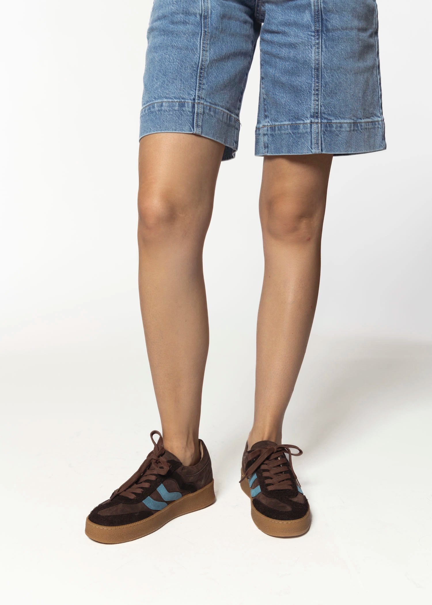 swatch_Brown Multi gum sole sneaker