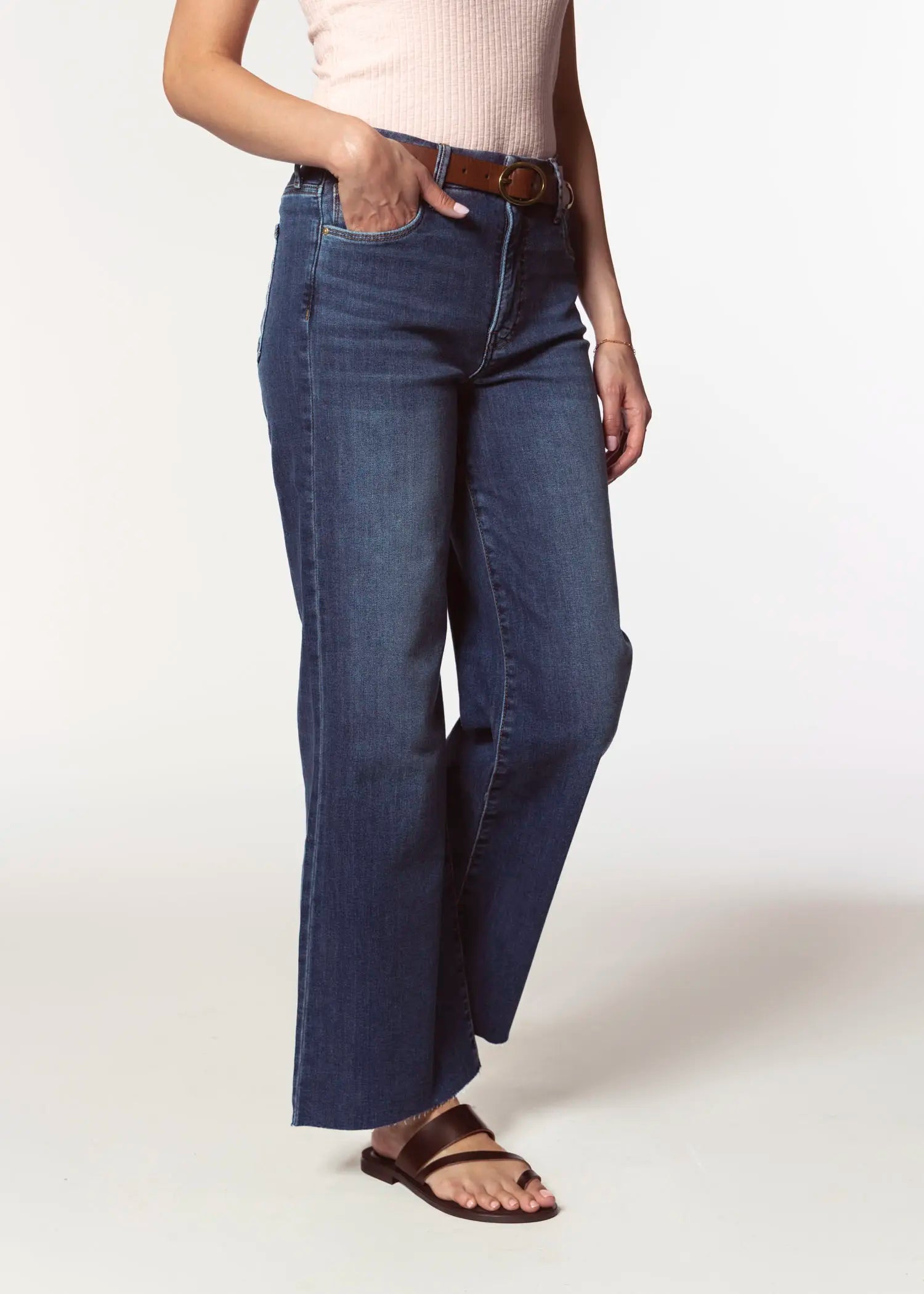 swatch_blue meg wide leg jean apparel