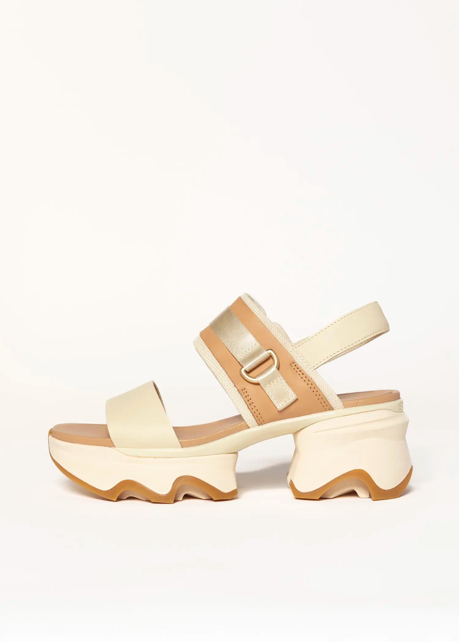 swatch_honey/white kinetic impact sandal platform sandals