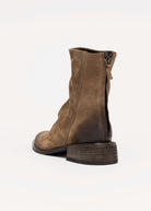 swatch_Sesame Suede l'idea ruched ankle boot