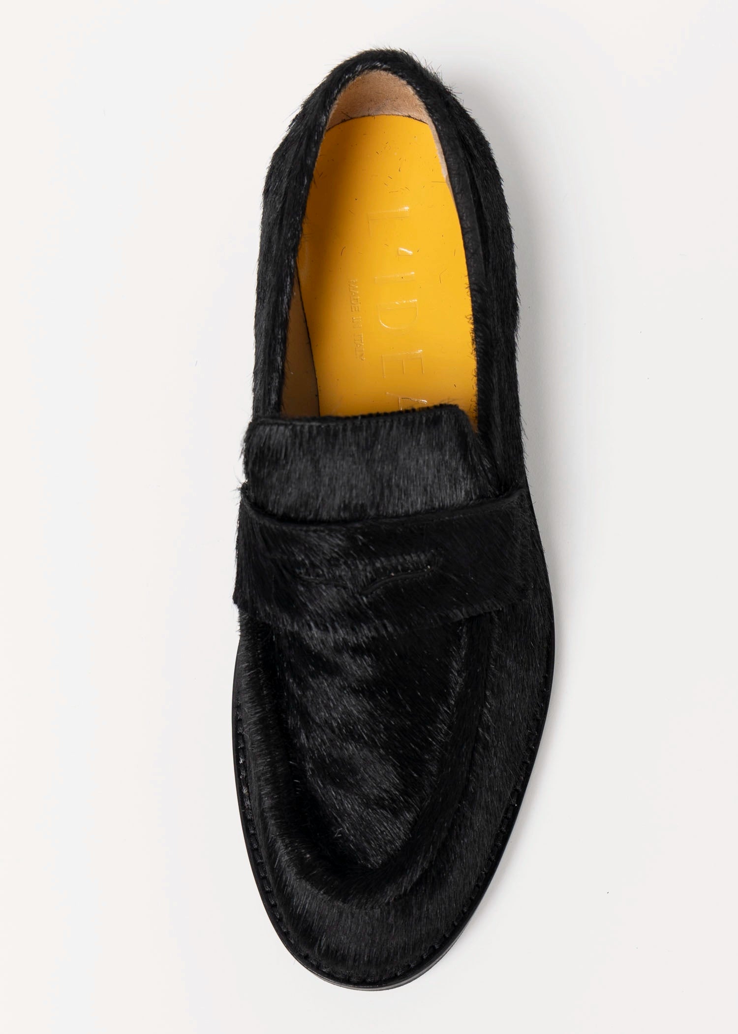 swatch_Black Haircalf l'idea haircalf penny loafer