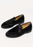 swatch_Black Haircalf l'idea haircalf penny loafer