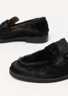 swatch_Black Haircalf l'idea haircalf penny loafer
