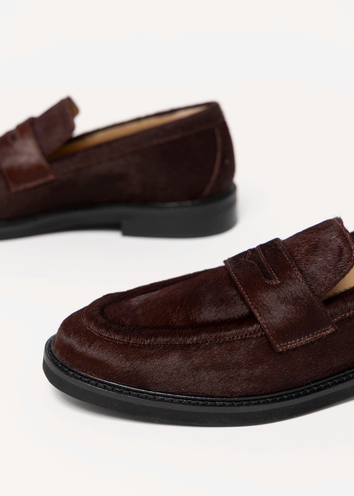 swatch_Bordo Haircalf l'idea haircalf penny loafer