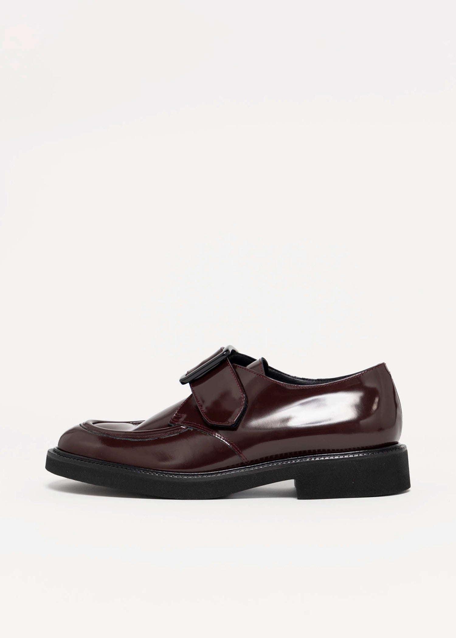 swatch_Bordo Leather l'idea single buckle loafer