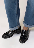 swatch_Black Croco l'idea heeled croc loafer