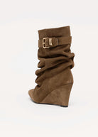 swatch_Taupe Suede l'idea tess wedge boot