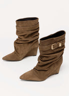swatch_Taupe Suede l'idea tess wedge boot