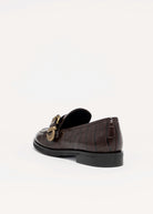 swatch_Brown Croco l'idea croc embossed loafer