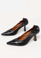swatch_Black Leather angel alarcon elastic top line pump
