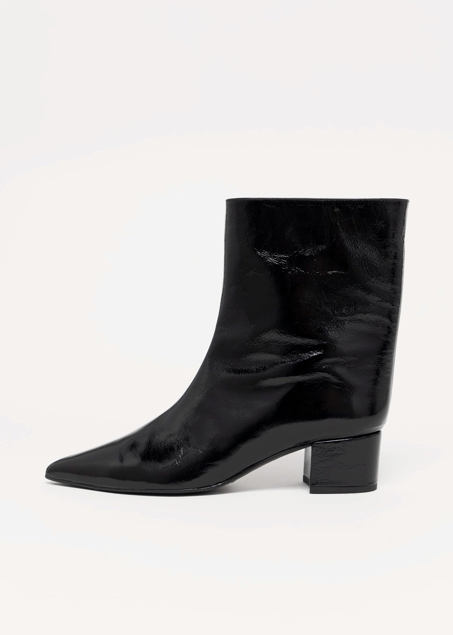 swatch_Black Patent angel alarcon short leather boot