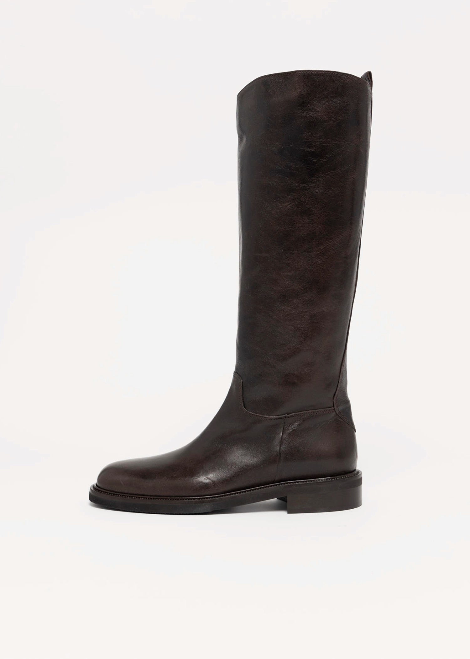 swatch_Dark Brown Leather l'idea classic riding boot