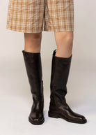 swatch_Dark Brown Leather l'idea classic riding boot