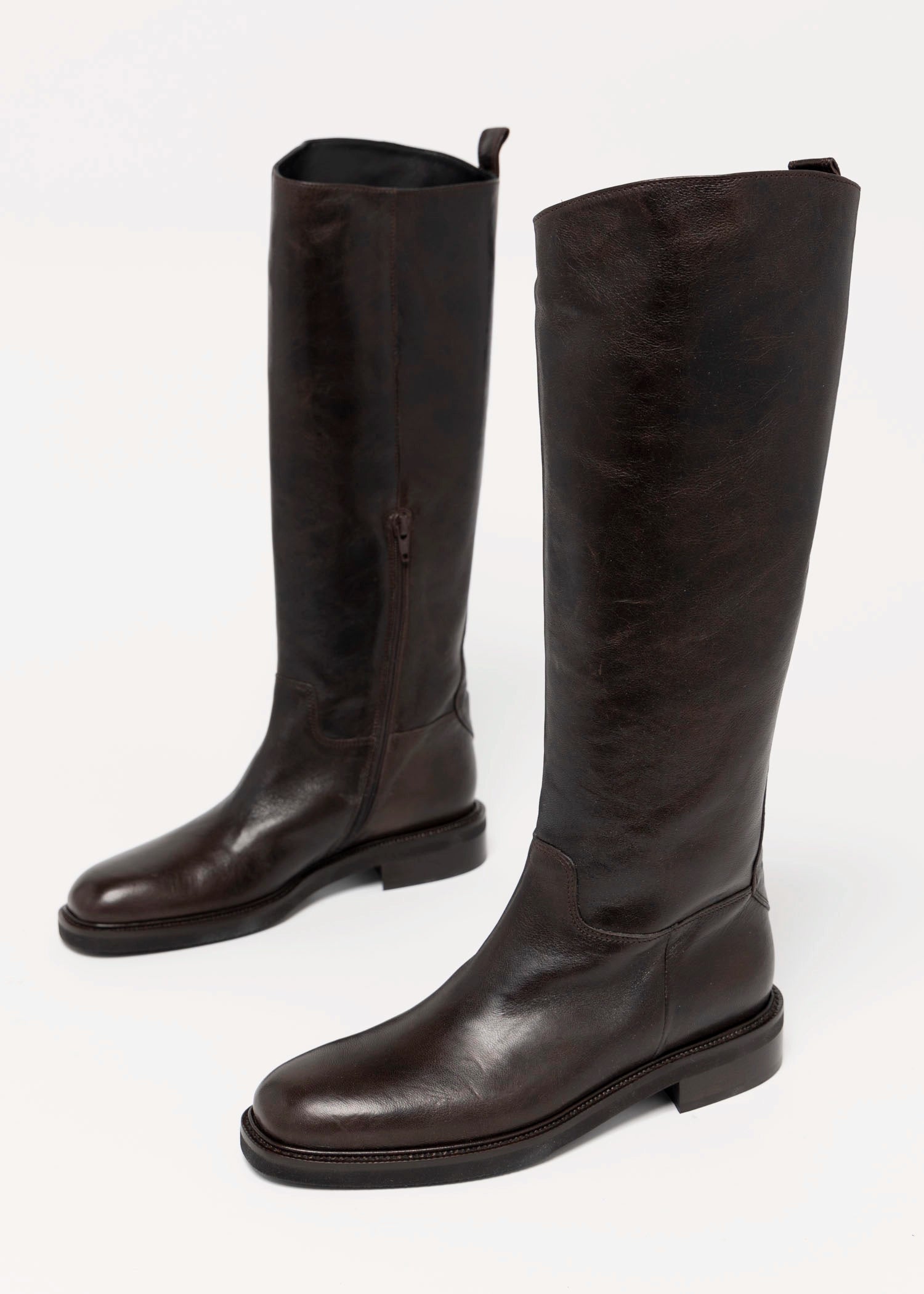 swatch_Dark Brown Leather l'idea classic riding boot