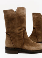 swatch_Taupe Suede l'idea mid calf boot