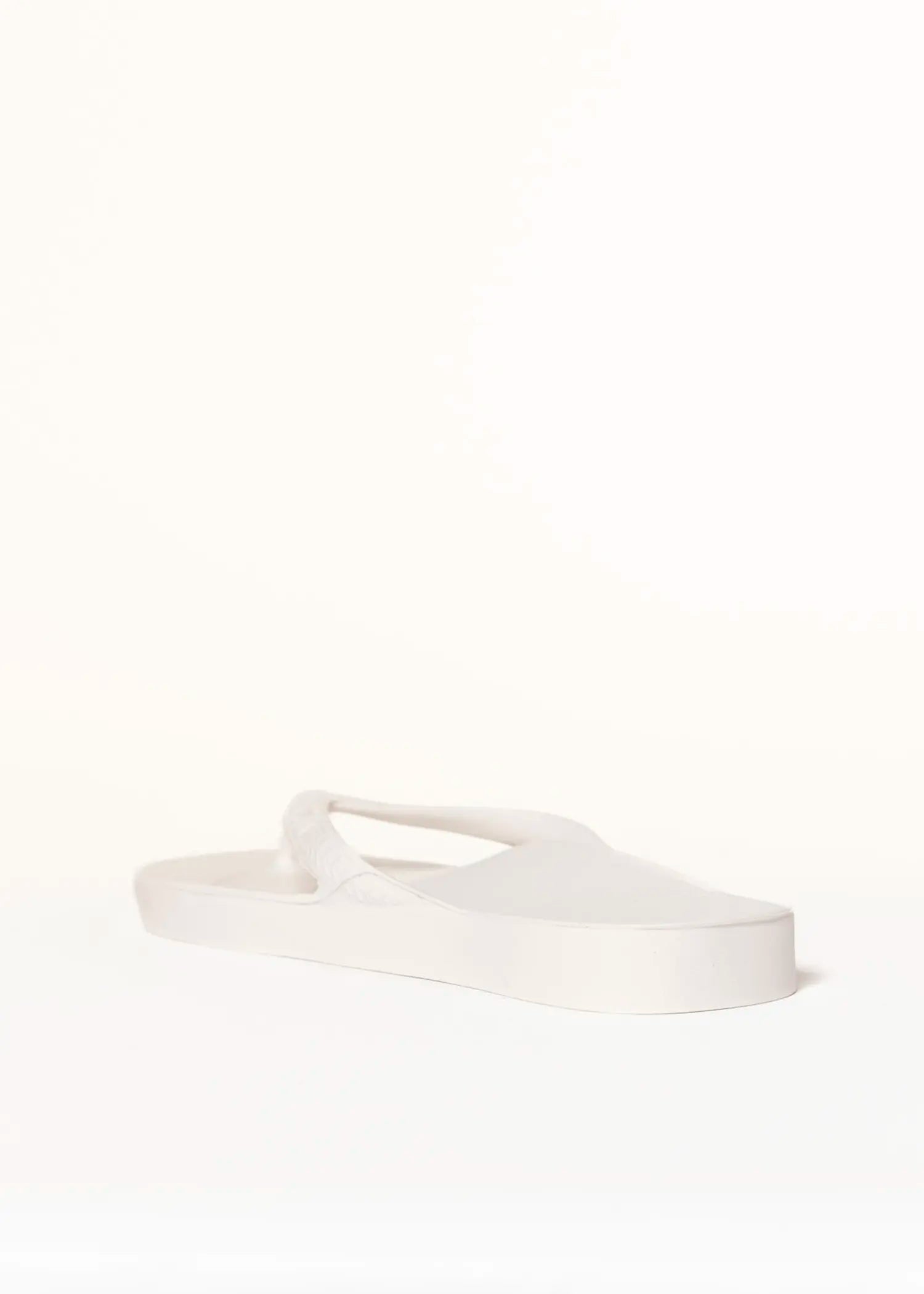 swatch_white arch support flip flop flat sandals