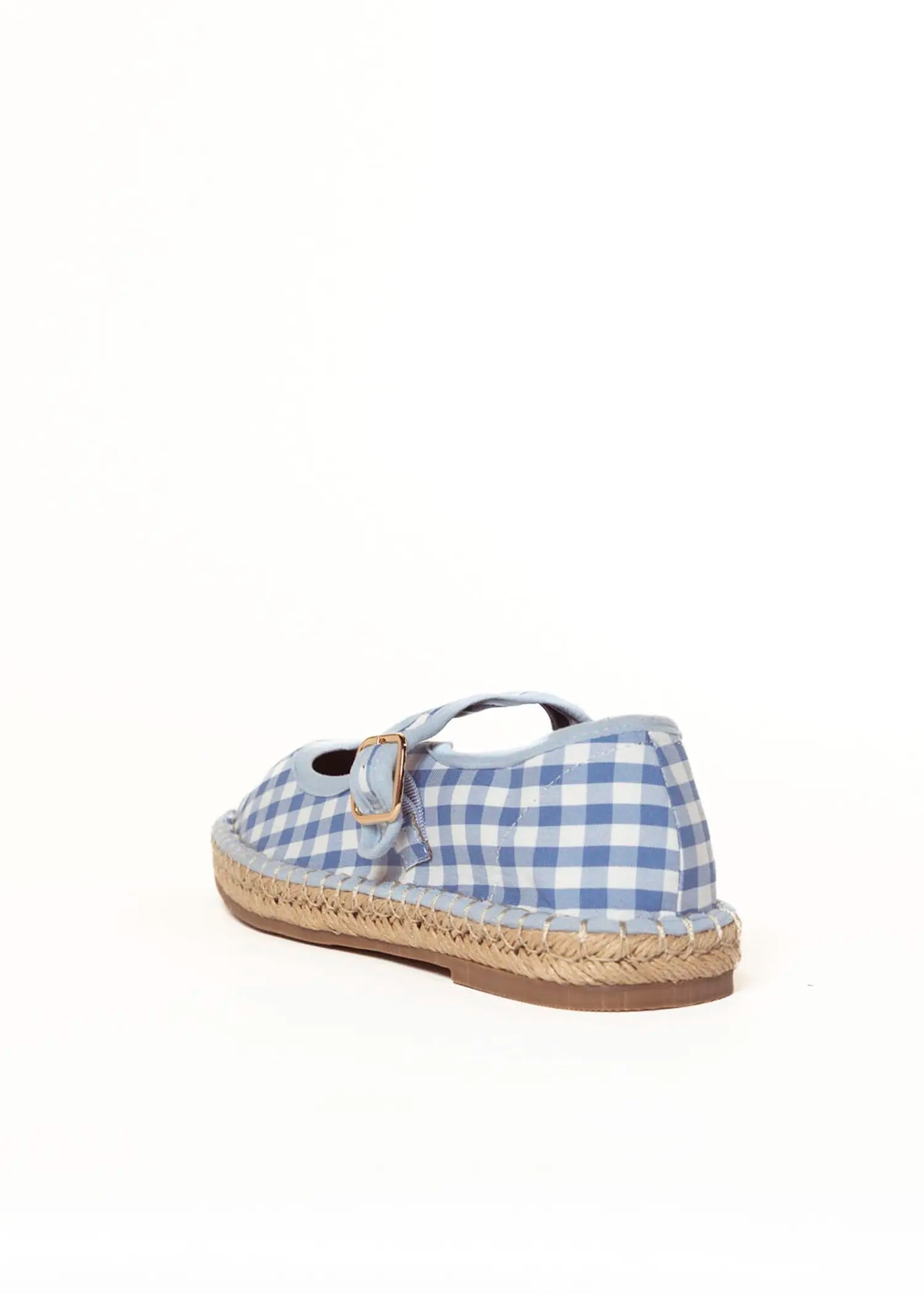 swatch_blue meg gingham mary jane flat shoes