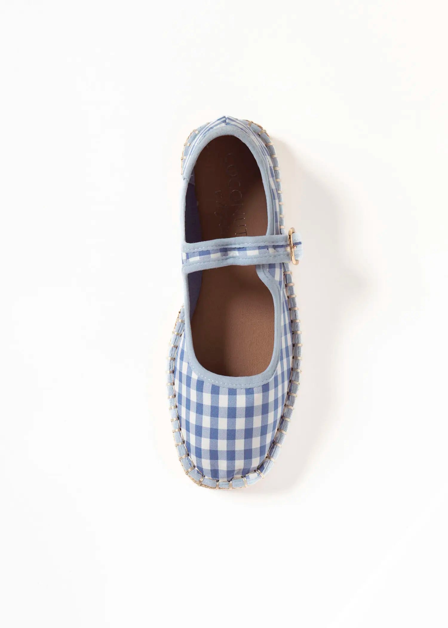swatch_blue meg gingham mary jane flat shoes