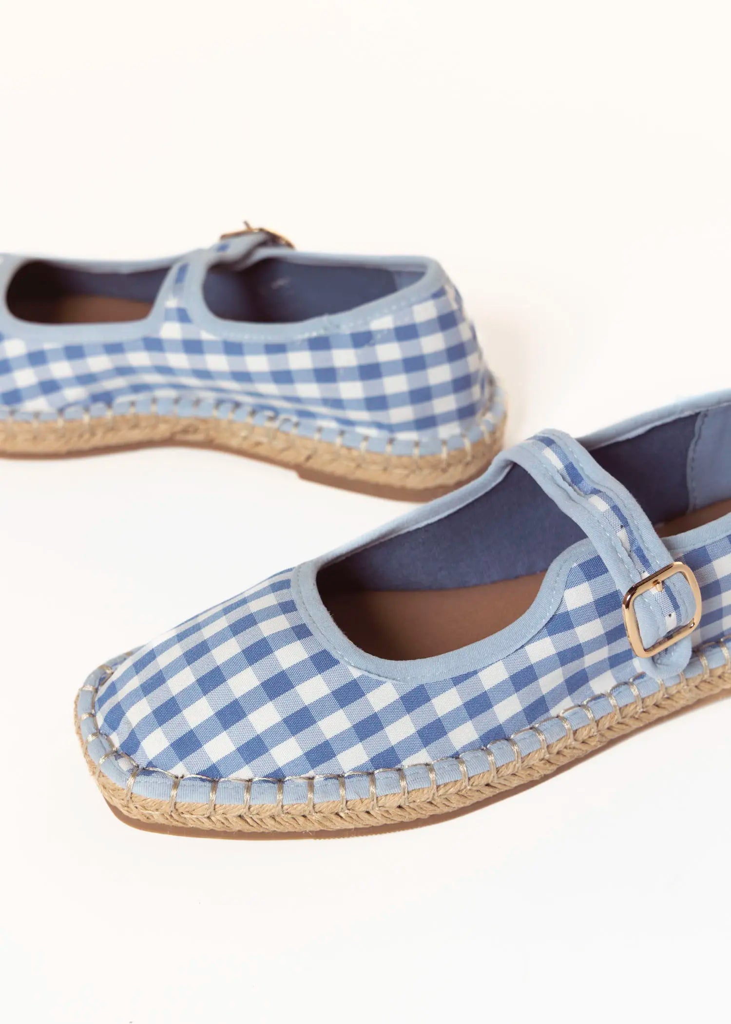 swatch_blue meg gingham mary jane flat shoes