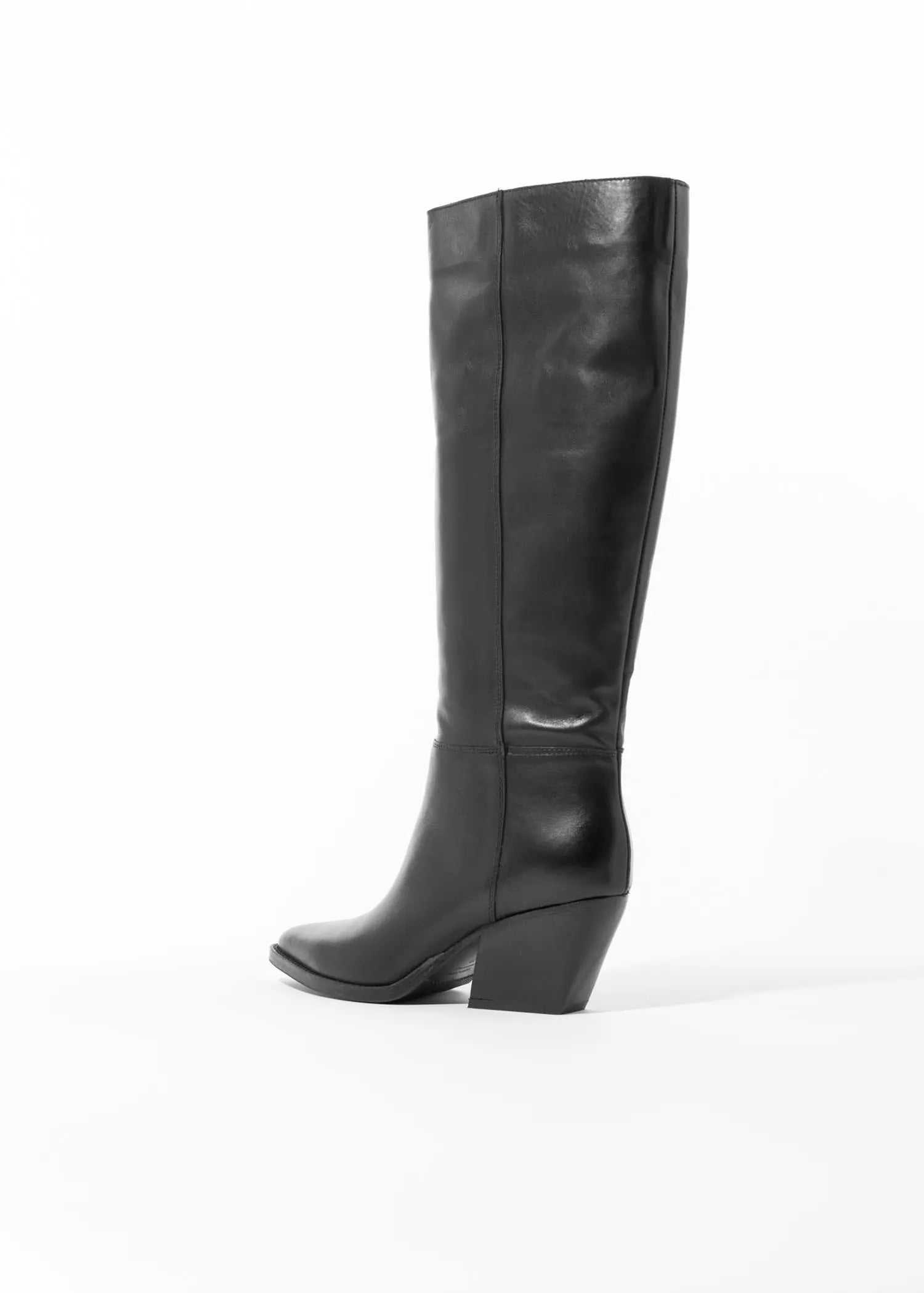 swatch_black leather tulsa western boot boots