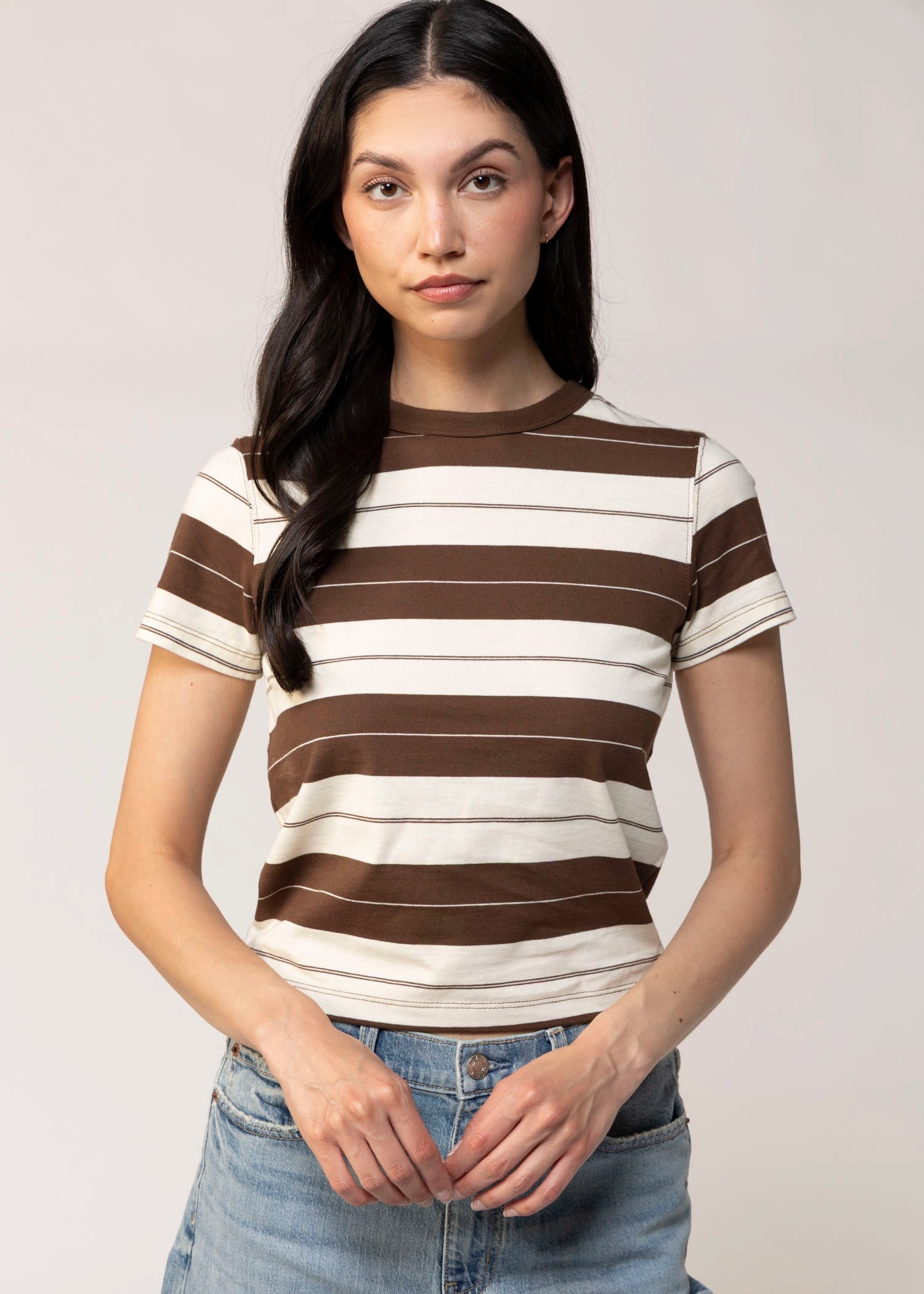 swatch_Chocolate Stripe daze denim zuma t-shirt