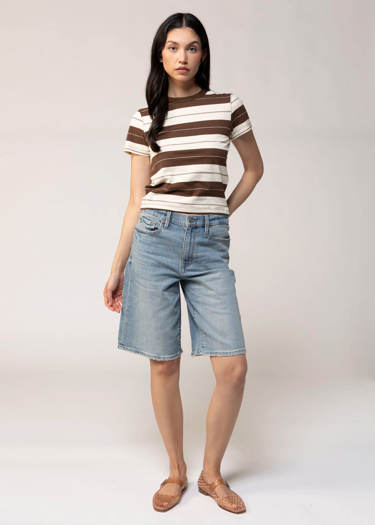 swatch_Chocolate Stripe daze denim zuma t-shirt