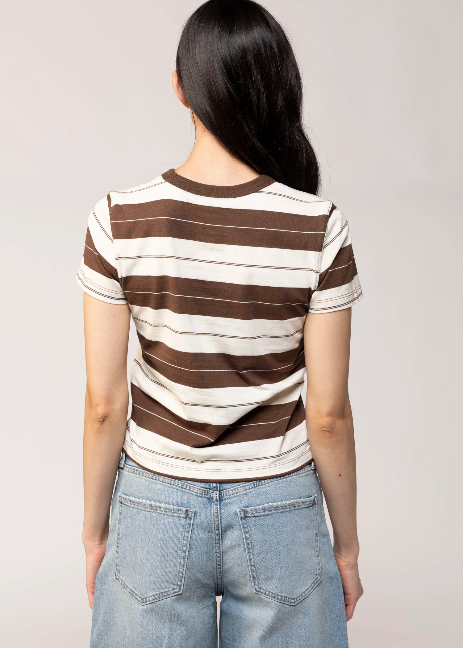 swatch_Chocolate Stripe daze denim zuma t-shirt