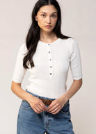 swatch_Chalk sanctuary air of ease knit henley shirt