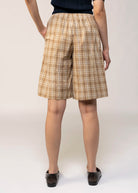 swatch_Tan silvie plaid long short