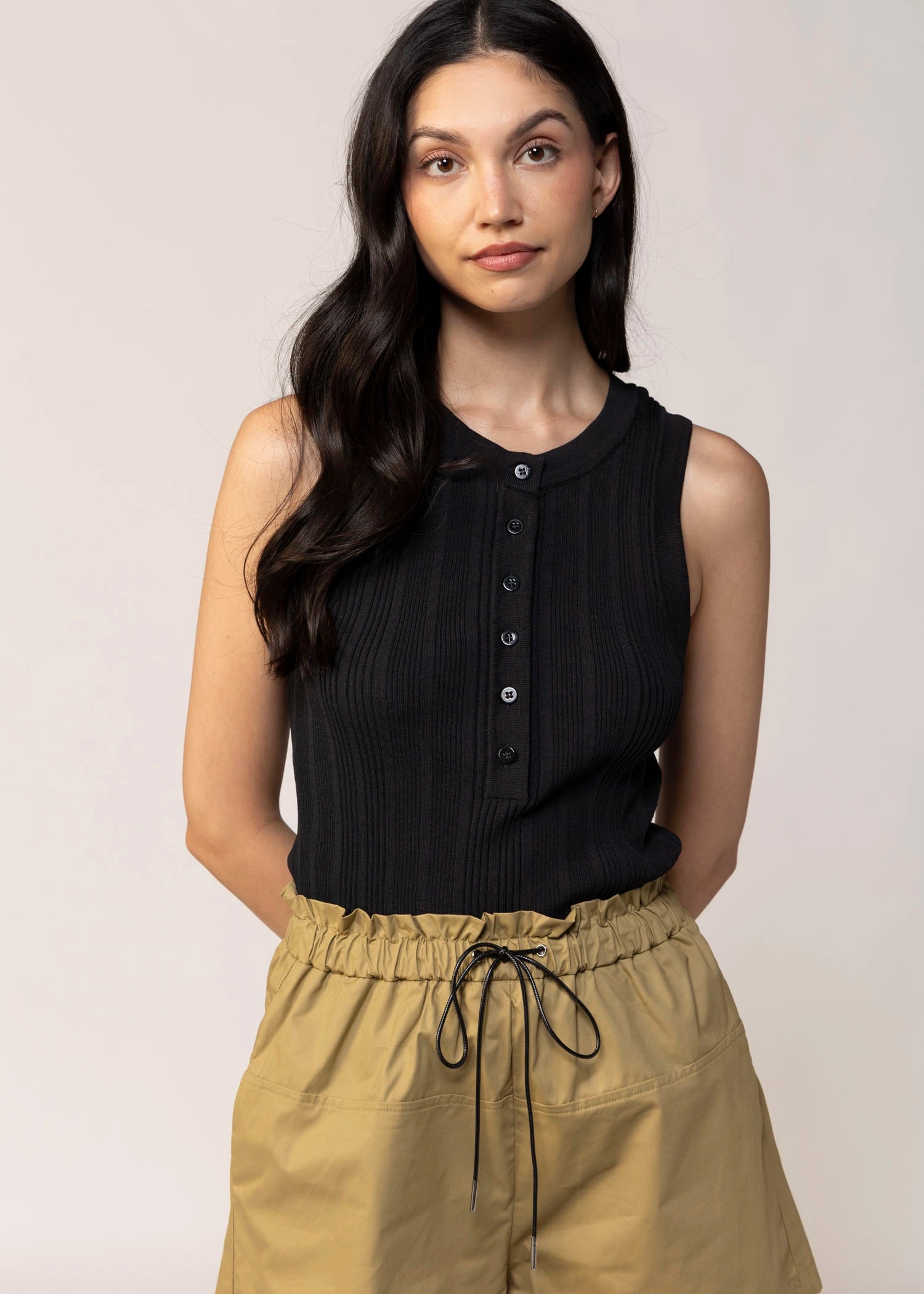 swatch_Black sanctuary back to bare henley tank top