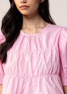 swatch_Pink poplin cotton blouse
