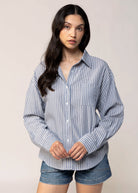 swatch_Blue/Ivory striped button down shirt