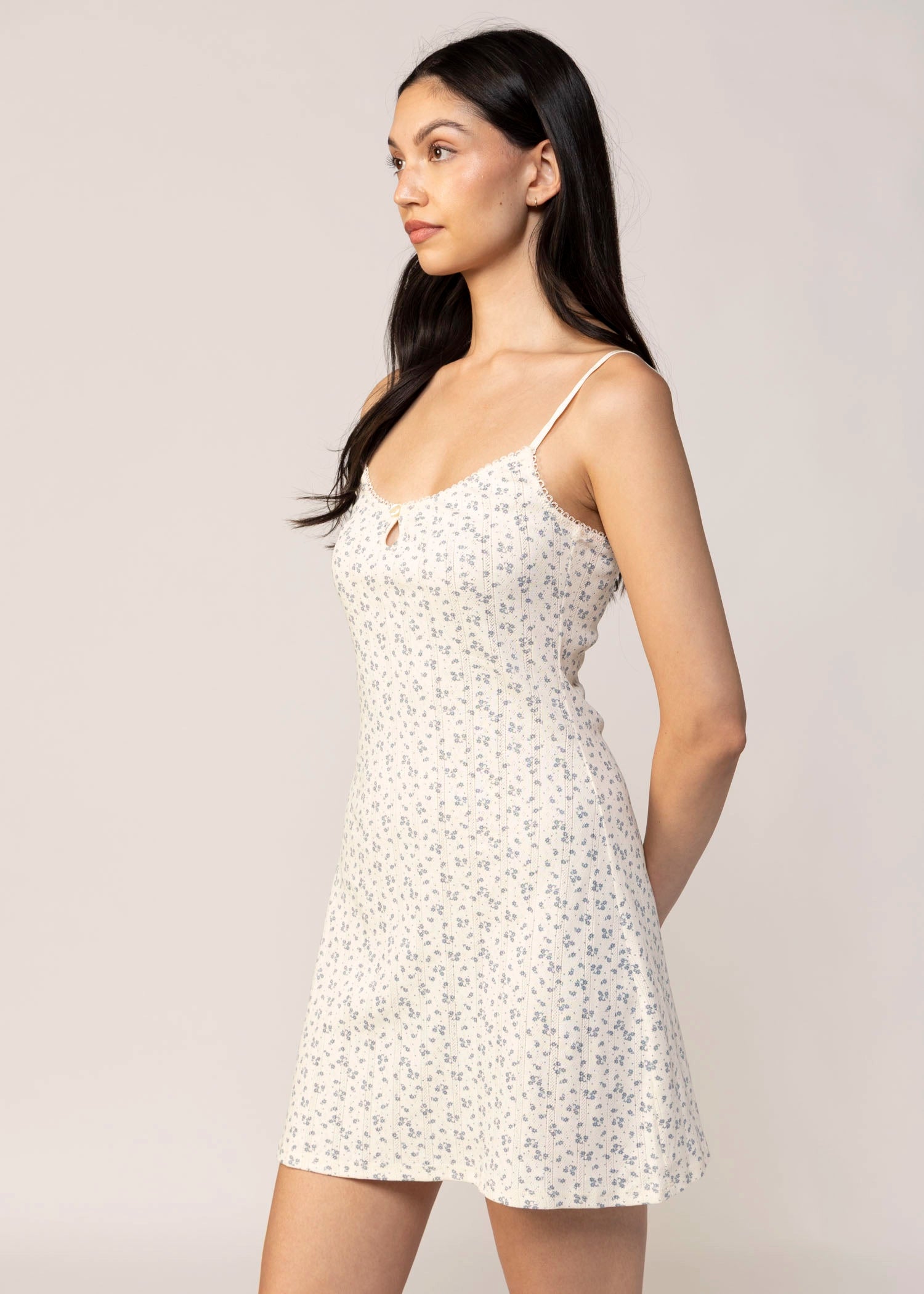 swatch_Ivory frankie floral print dress