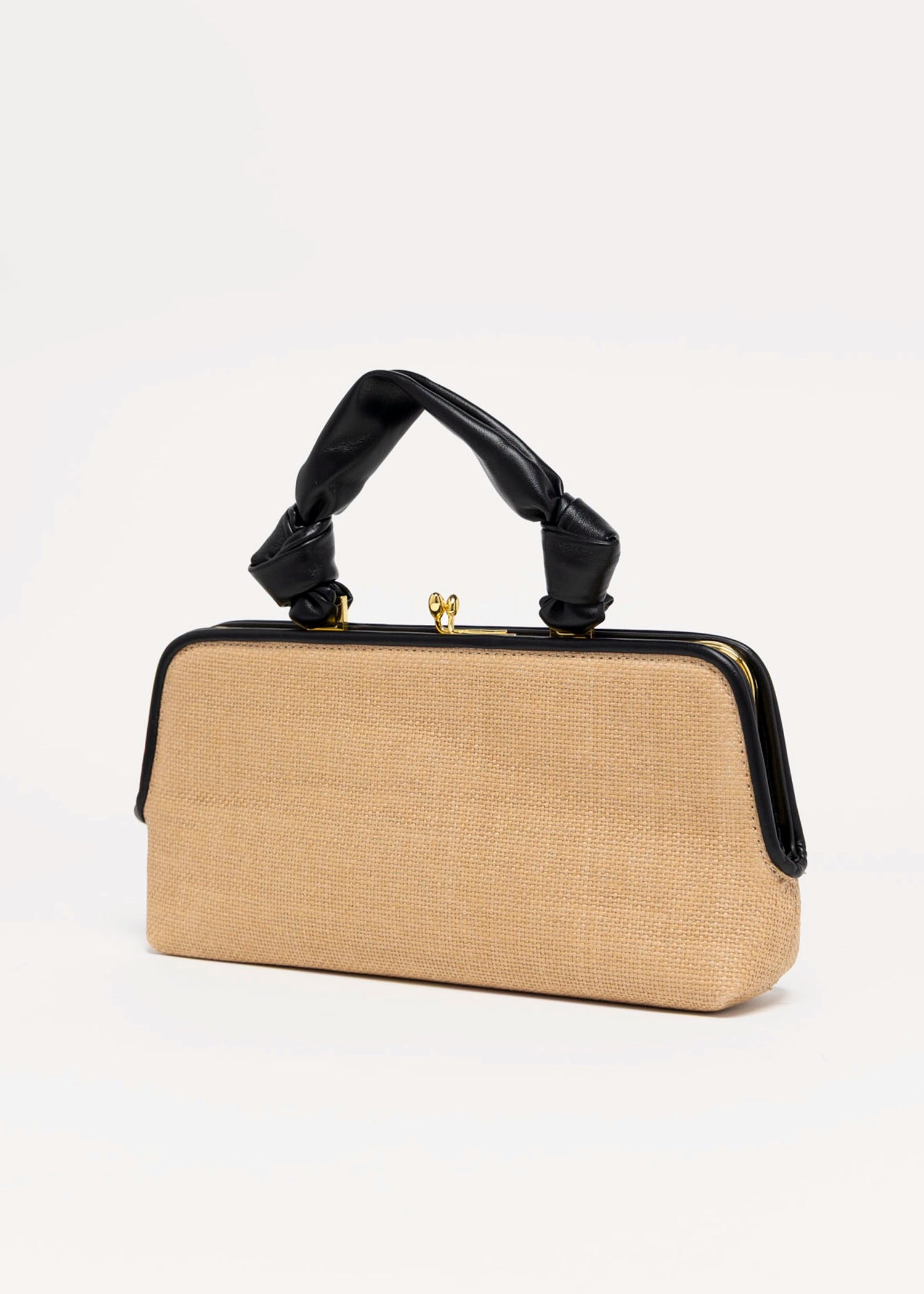 swatch_Natural/Black urban expressions julissa clutch bag