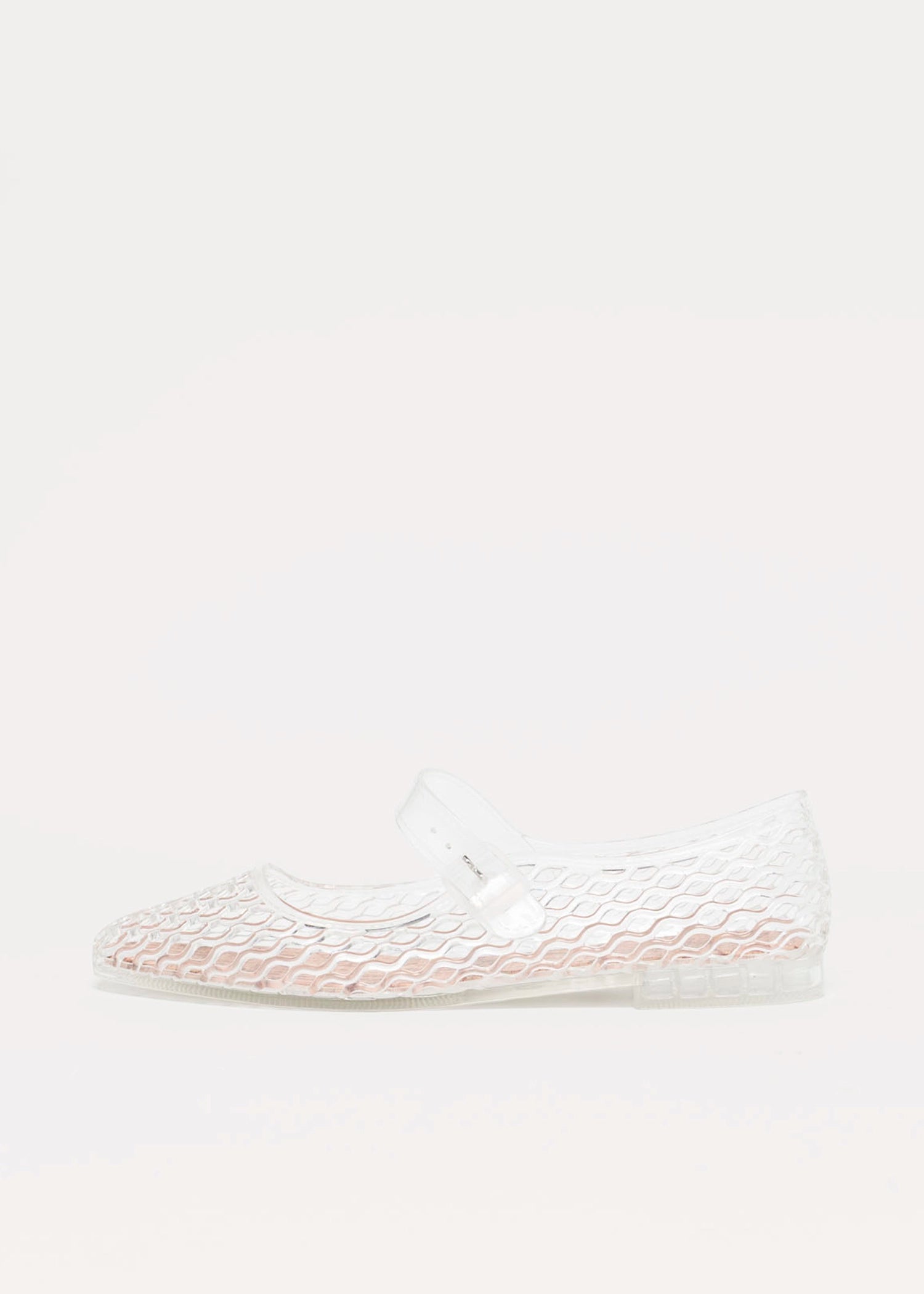 swatch_Clear Lisa mary jane jelly flat