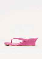 swatch_Fuchsia Suede tony biango edgy thong wedge sandal