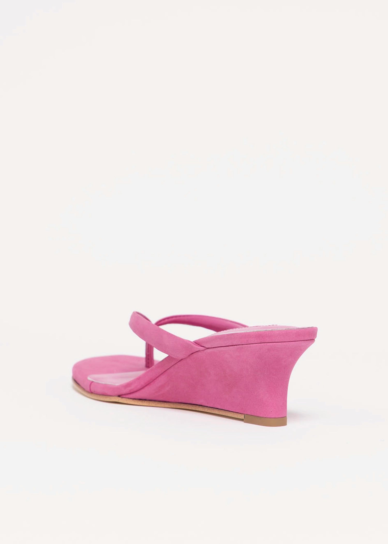 swatch_Fuchsia Suede tony biango edgy thong wedge sandal