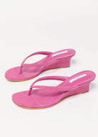 swatch_Fuchsia Suede tony biango edgy thong wedge sandal