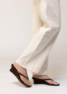 swatch_Espresso Suede tony biango edgy thong wedge sandal