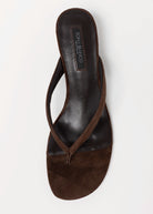 swatch_Espresso Suede tony biango edgy thong wedge sandal
