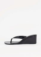 swatch_Black jeffrey campbell gigabyte jelly thong wedge sandal