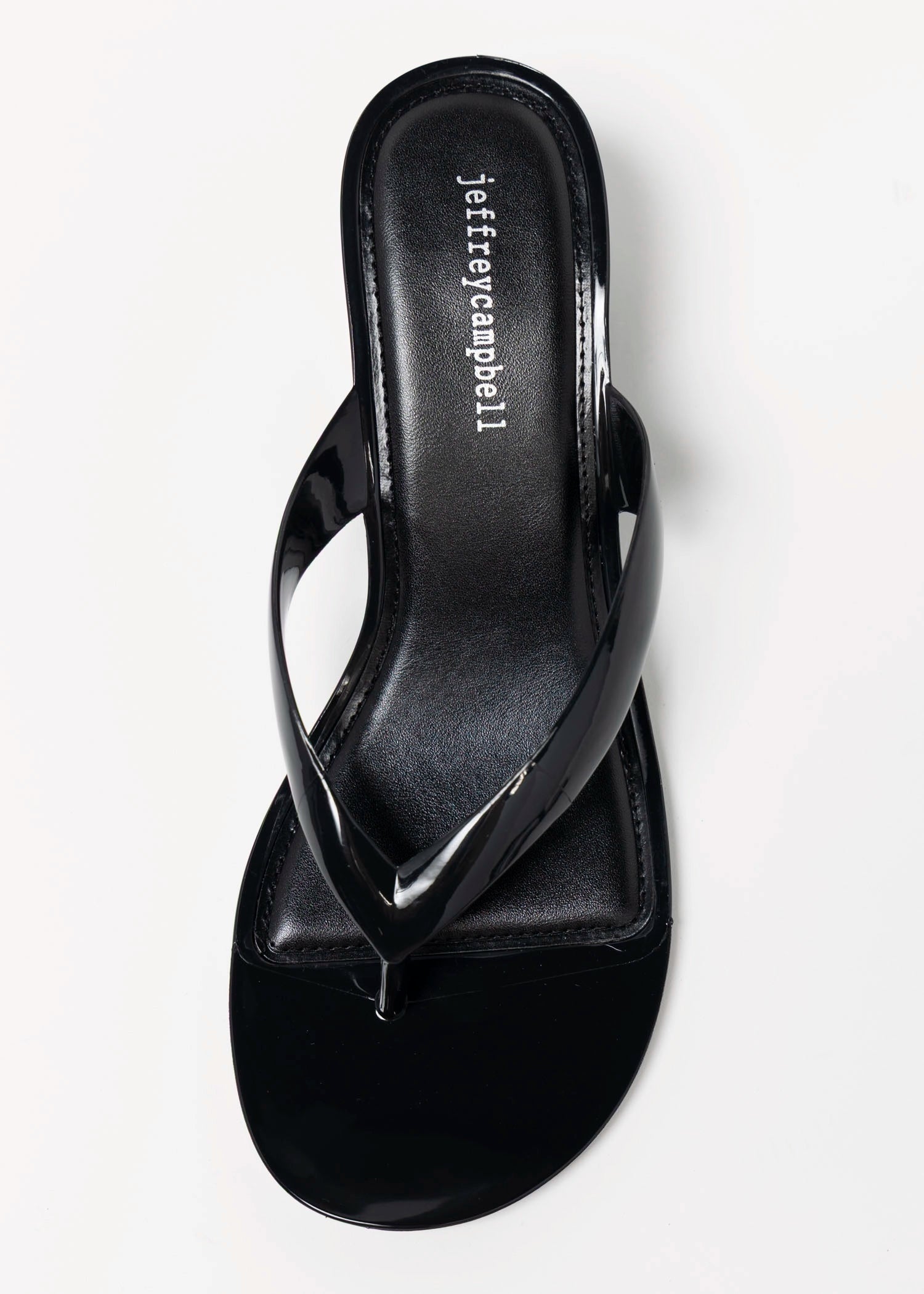 swatch_Black jeffrey campbell gigabyte jelly thong wedge sandal