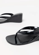 swatch_Black jeffrey campbell gigabyte jelly thong wedge sandal
