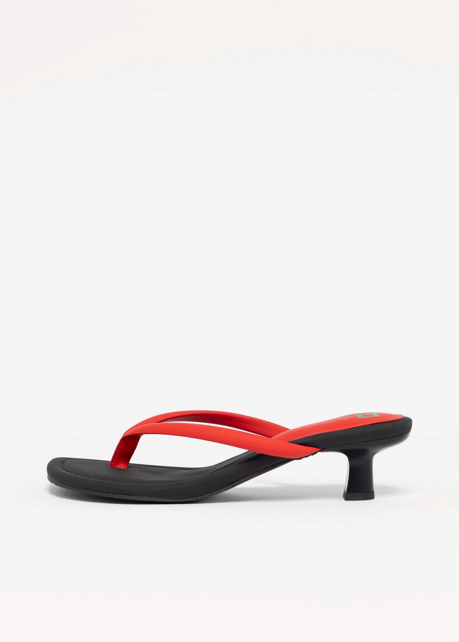 swatch_Red seychelles riptide thong heeled sandal
