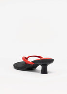 swatch_Red seychelles riptide thong heeled sandal