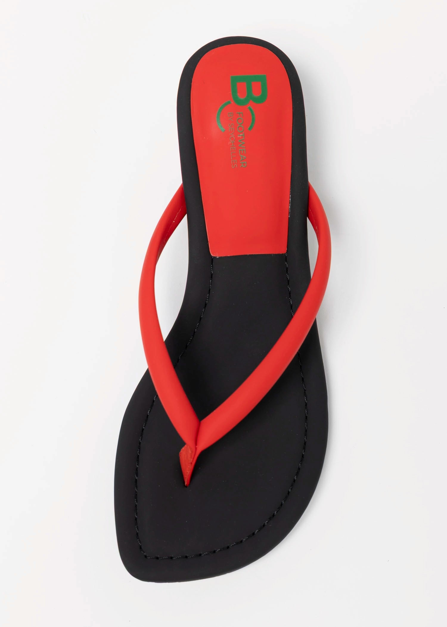 swatch_Red seychelles riptide thong heeled sandal