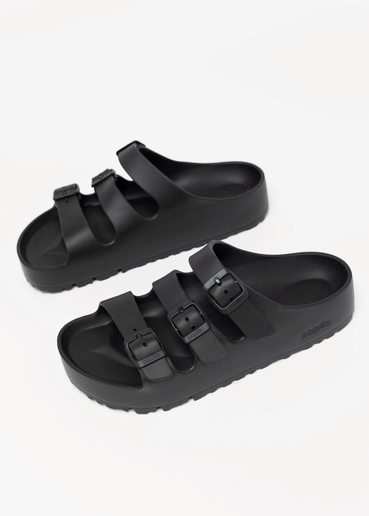 swatch_Black birkenstock florida eva platform sandal