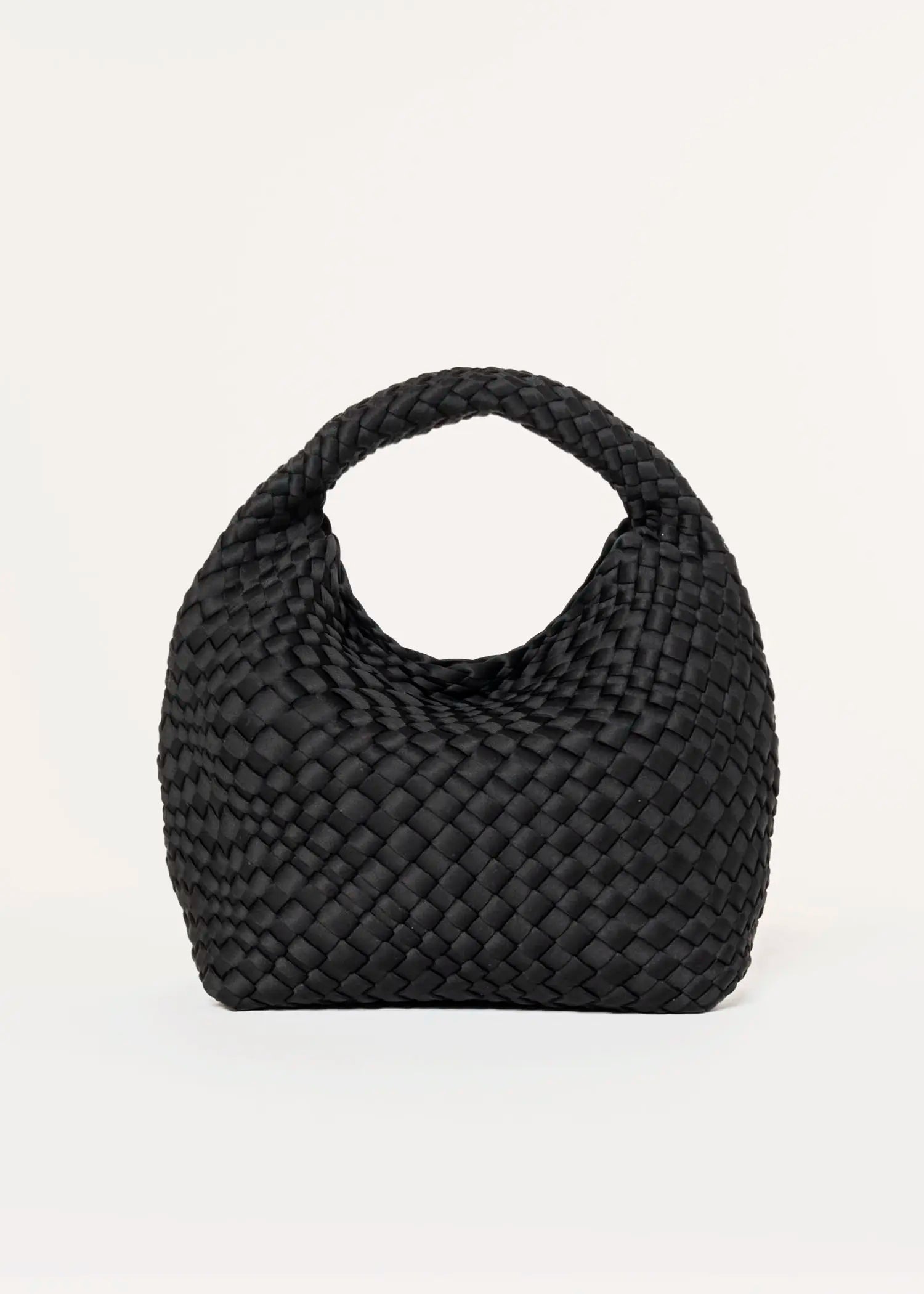 swatch_black shelly woven bag crossbody