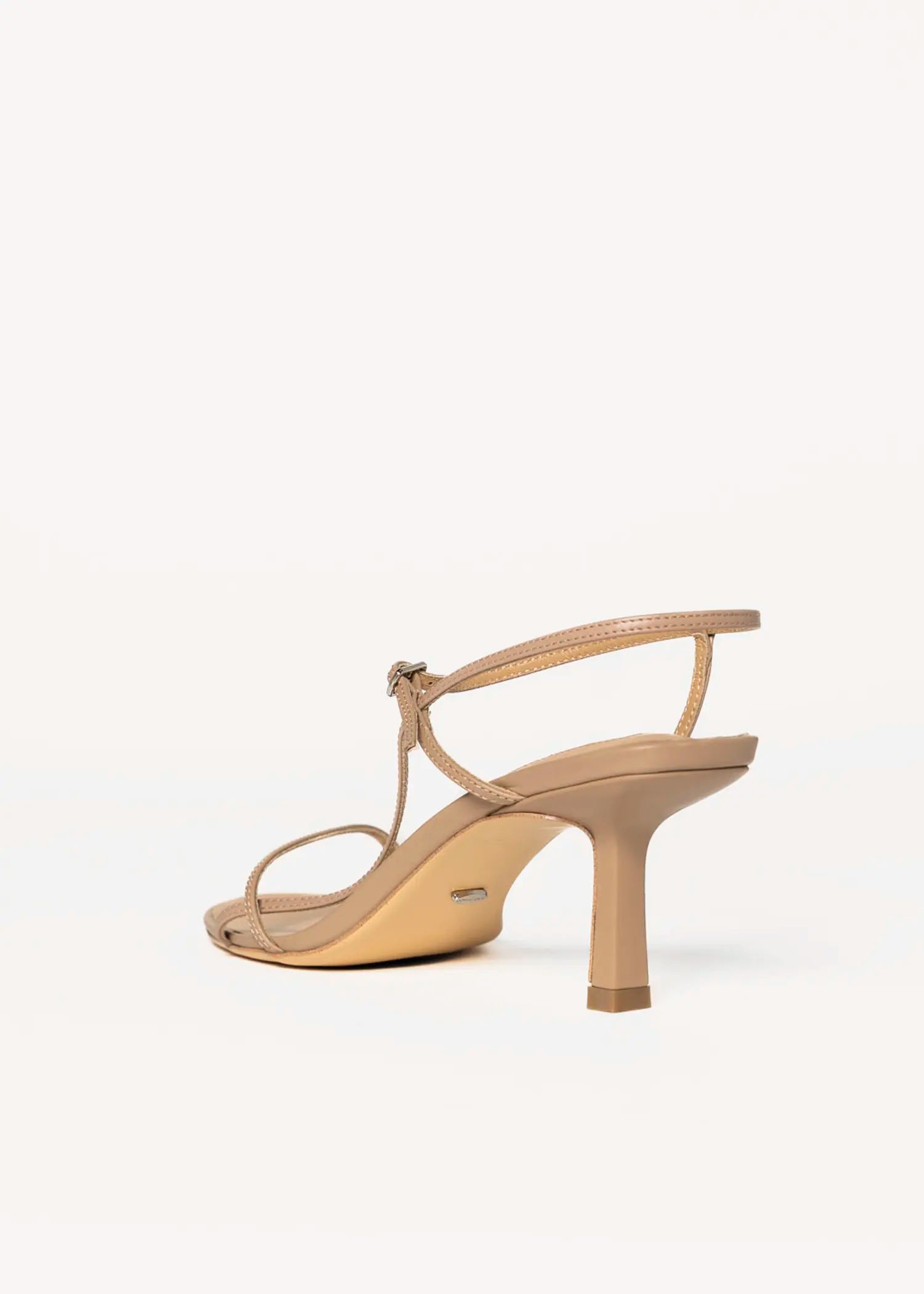 swatch_nude leather caprice heeled sandal heeled sandals