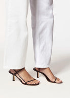 swatch_black leather caprice heeled sandal heeled sandals